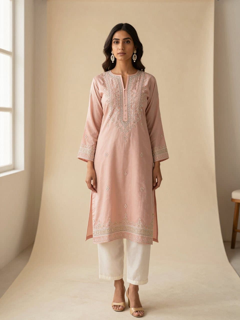 Light & Grace ready-to-wear women's clothing on the rail in the Johar Town boutique